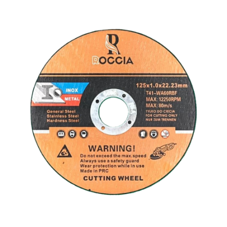 Disques à tronçonner l'acier inoxydable - ROCCIA