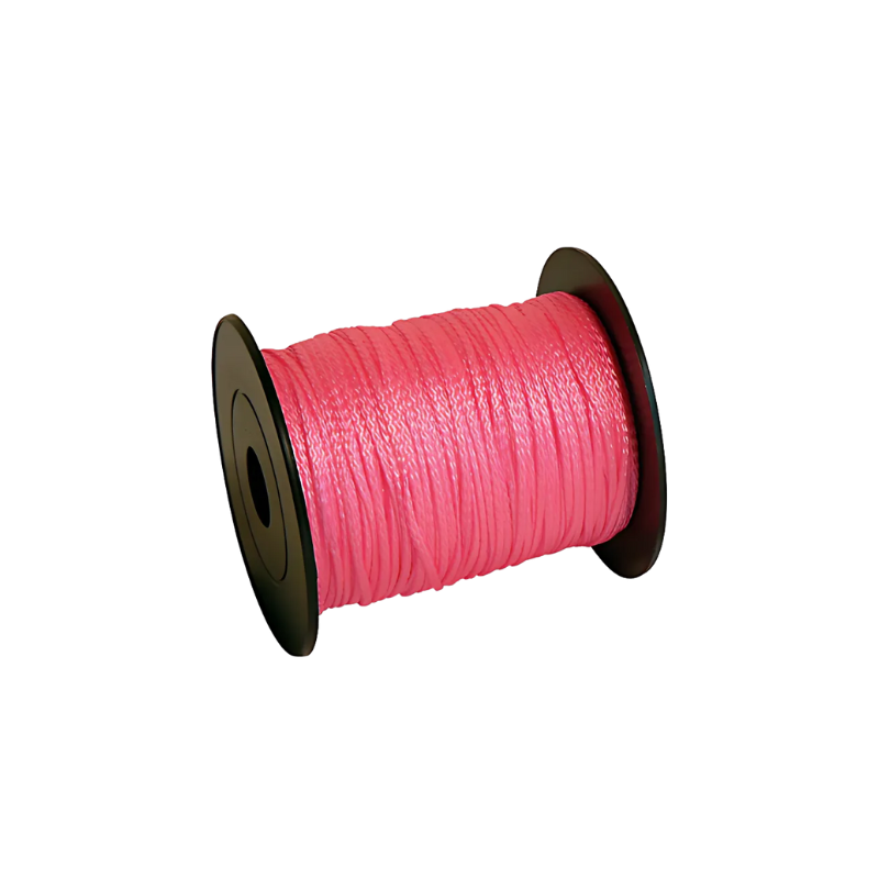 cordeau tressé rose - roccia