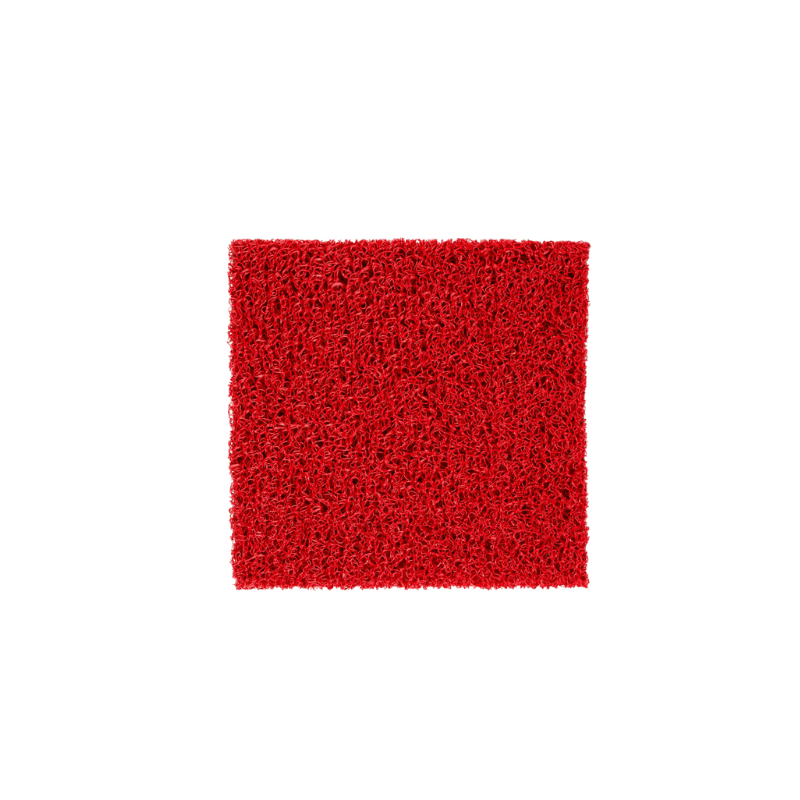 Tapis de sécurité spaghetti antidérapant rouge - roccia