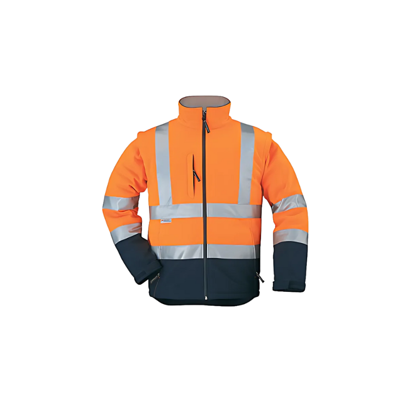 Veste softshell haute visibilité orange - roccia