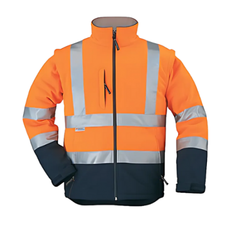 Veste softshell haute visibilité orange - roccia
