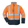 Veste softshell haute visibilité orange - roccia