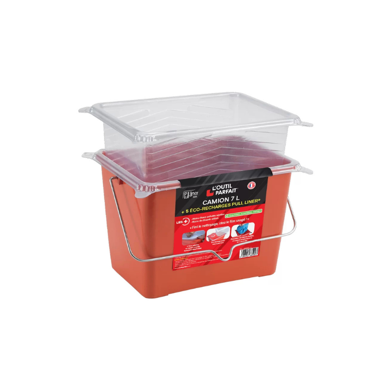 Camion rectangulaire 7L + 5 Pull-liners - roccia